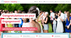 Desktop Screenshot of captureourwedding.com